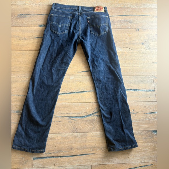 Levi's Men's 513 Dark Wash Jeans - Picture 2 of 3